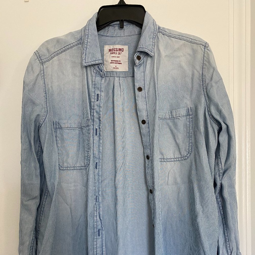 Striped Button Up Top